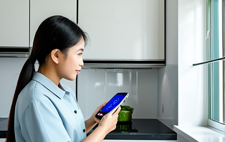 스마트홈 제품의 혁신 사례 분석 - Smart Security**

"A modern Thai home exterior, showcasing a smart security camera discreetly mounte...
